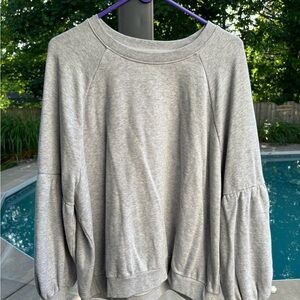AERIE Crewneck W/ Puff Sleeves